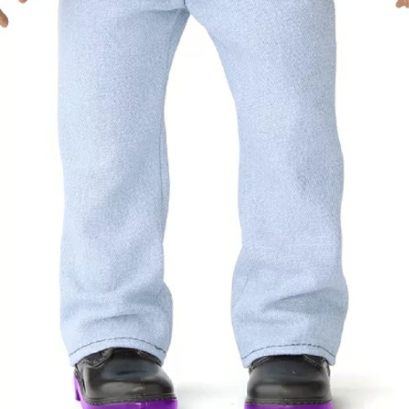 New! Journey Girls Purple Jacket, Black Top, Jeans And Black Boots Set - Picture 5 of 5